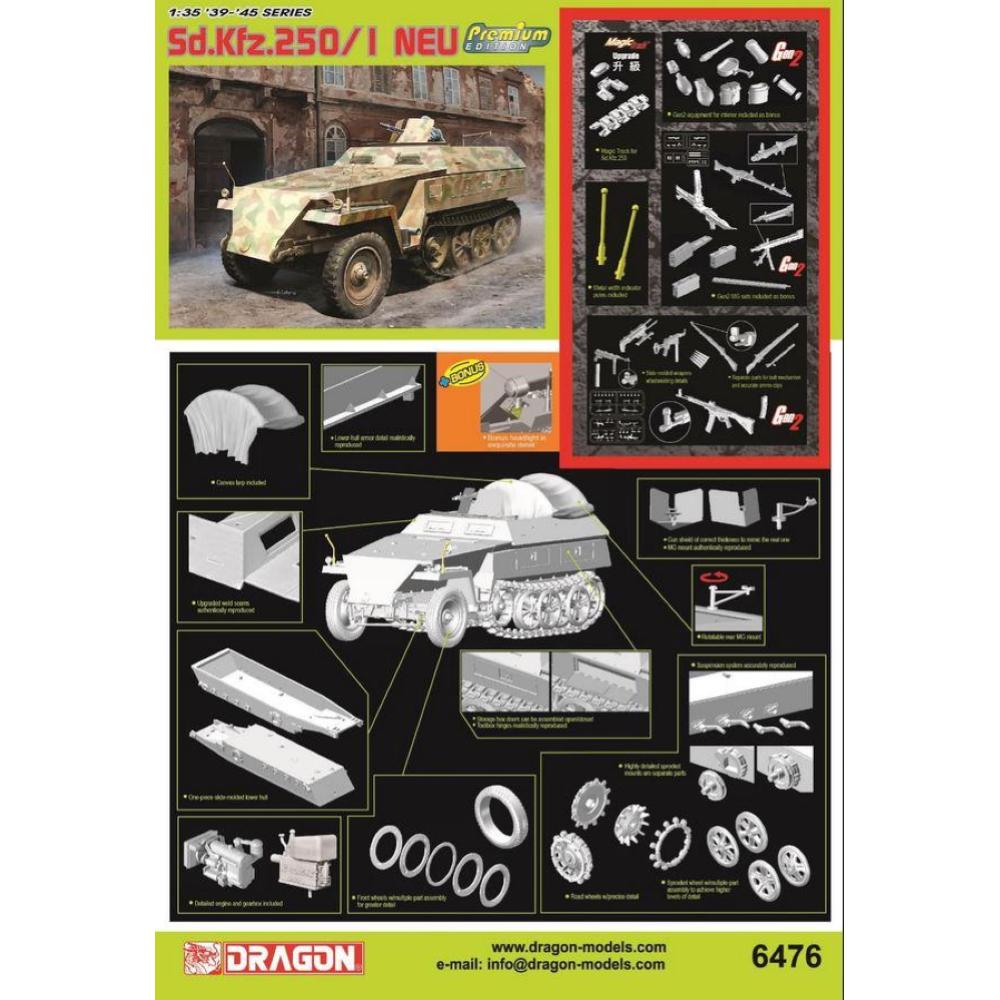 DRAGON: 1/35; Sd.Kfz. 250/1 NEU
