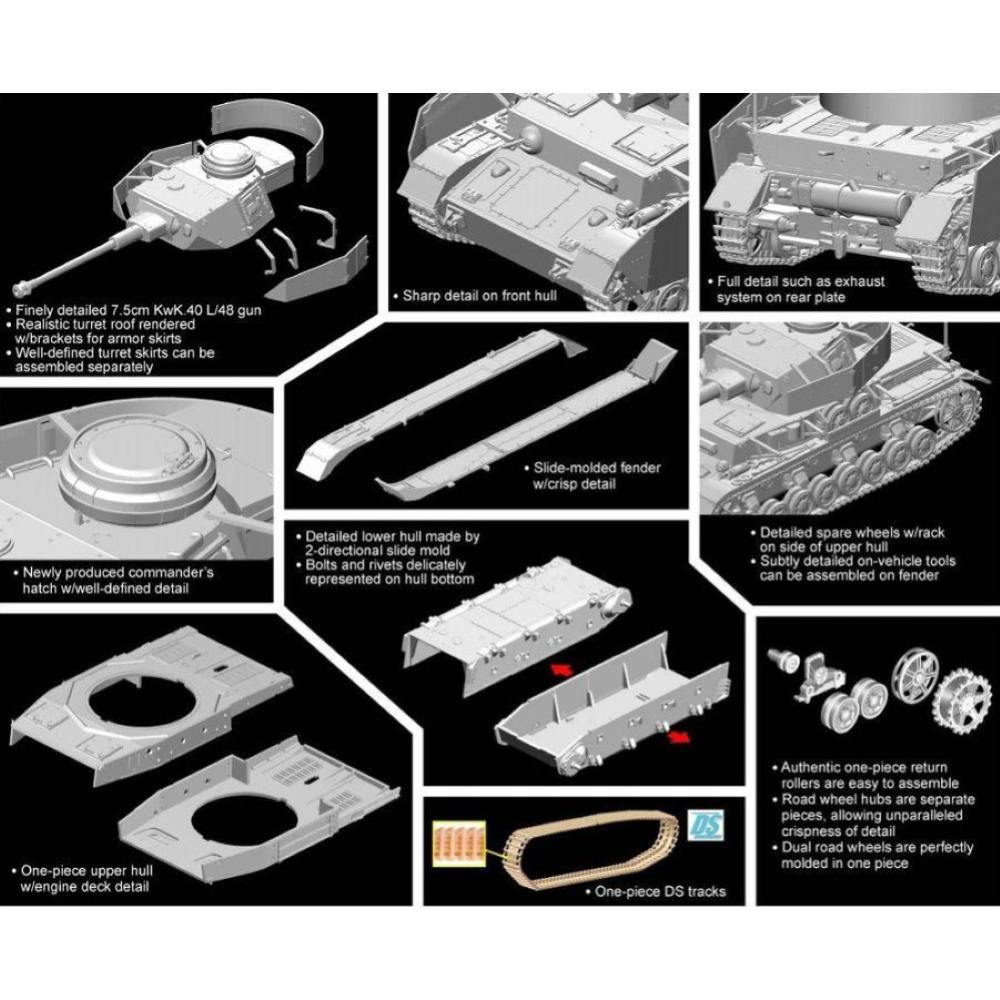 DRAGON: 1:72 Pz.Kpfw. IV Ausf. H w/ Schürzen