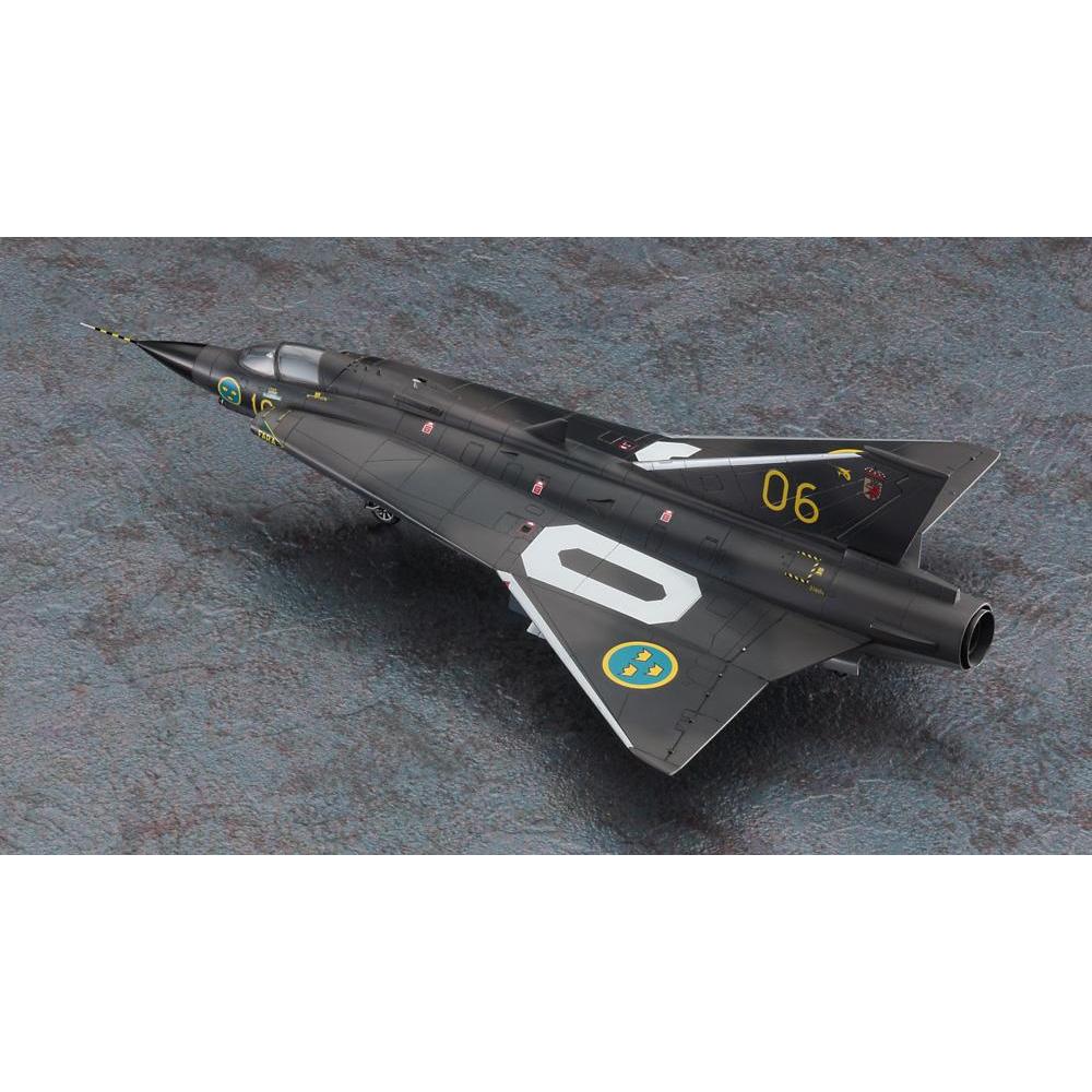 HASEGAWA: 1:72 Saab J35F Draken (E48)