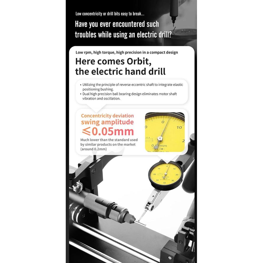 DSPIAE: Orbit Electric Drill