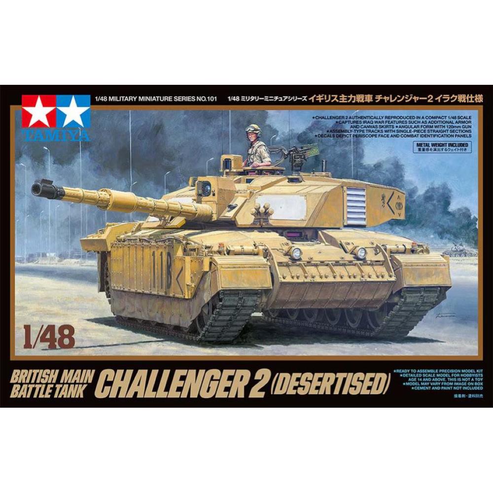 TAMIYA: British MBT Challenger 2 - Desertised 1/48