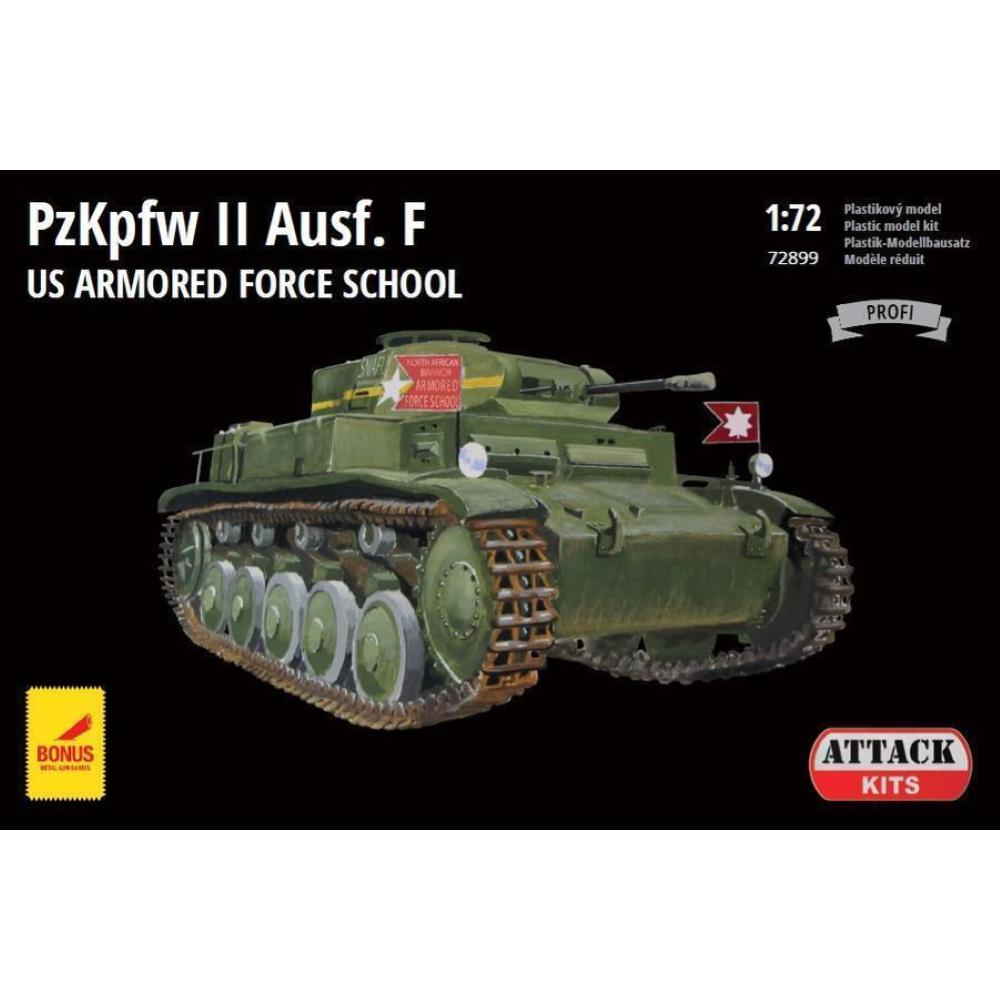 ATTACK: 1:72; Pz.Kpfw. II Ausf F US Army Armored Force School