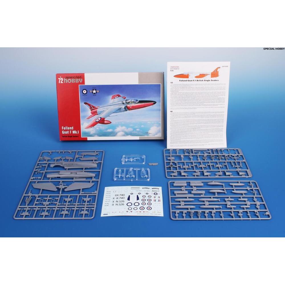 Special Hobby: 1:72 Folland Gnat F Mk. I British Single Seaters