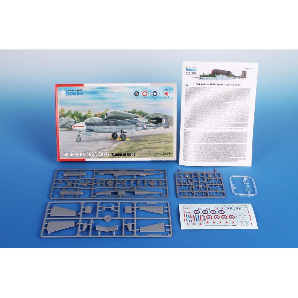 Special Hobby: 1:72 Heinkel He 162 A Spatz "Captured Birds"