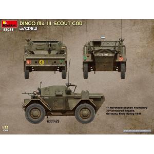 Miniart: 1:35 Dingo Mk. III Scout Car w/Crew