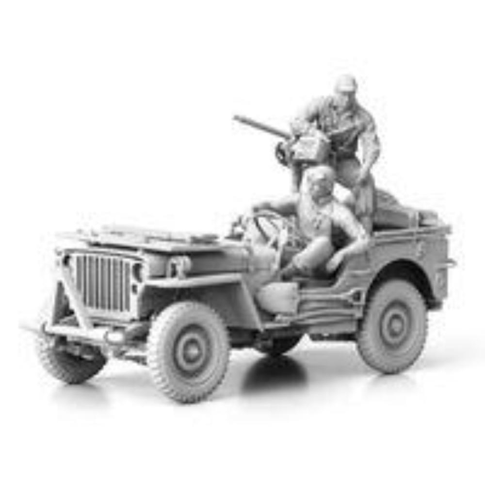 SOL MODEL: 1:35; WWII U.S.ARMY Jeep Crew