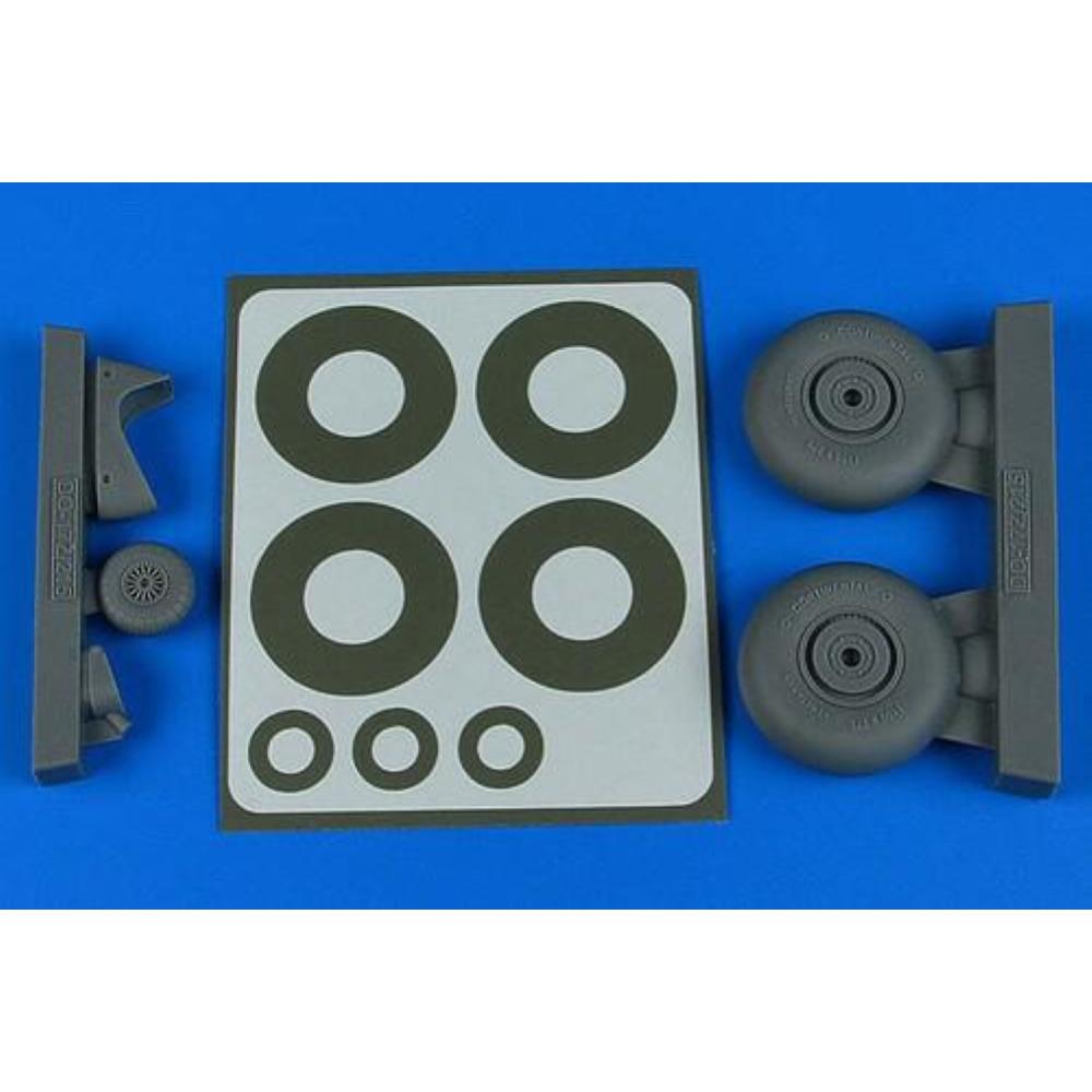 Aires: 1:48 Do-215B-4/Do-215-5 wheels & paint masks