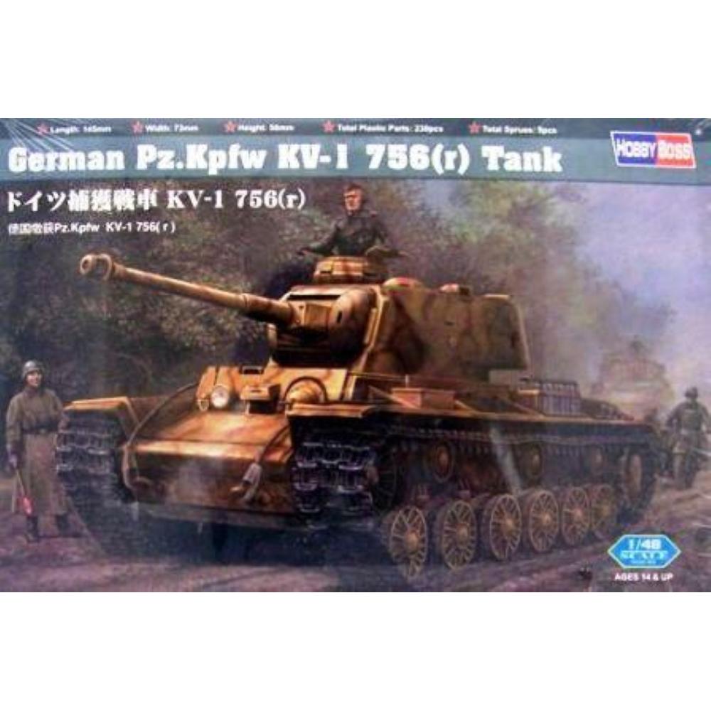 HOBBY BOSS: 1:48 German KV-1 756(r)