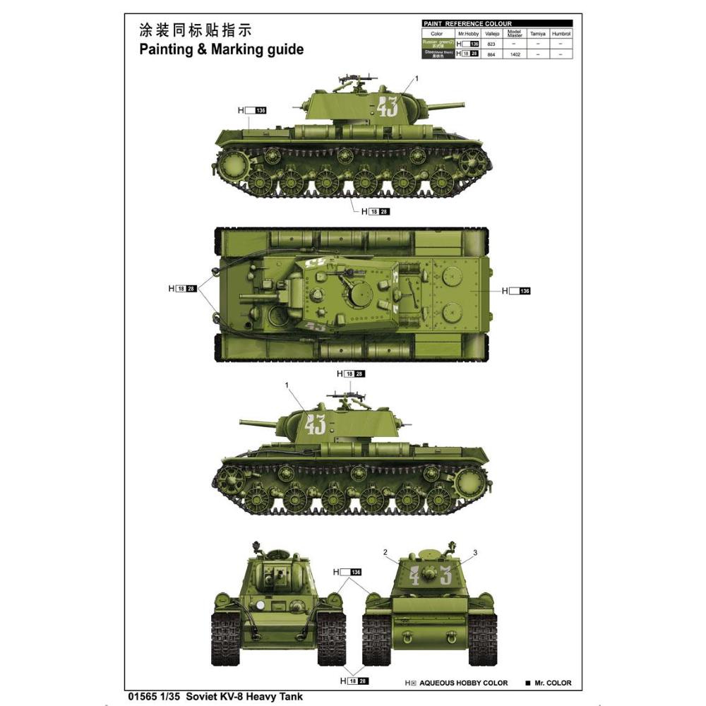 TRUMPETER: 1:35 KV-8