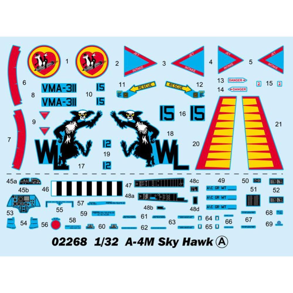 TRUMPETER: 1:32 Douglas A-4M Skyhawk