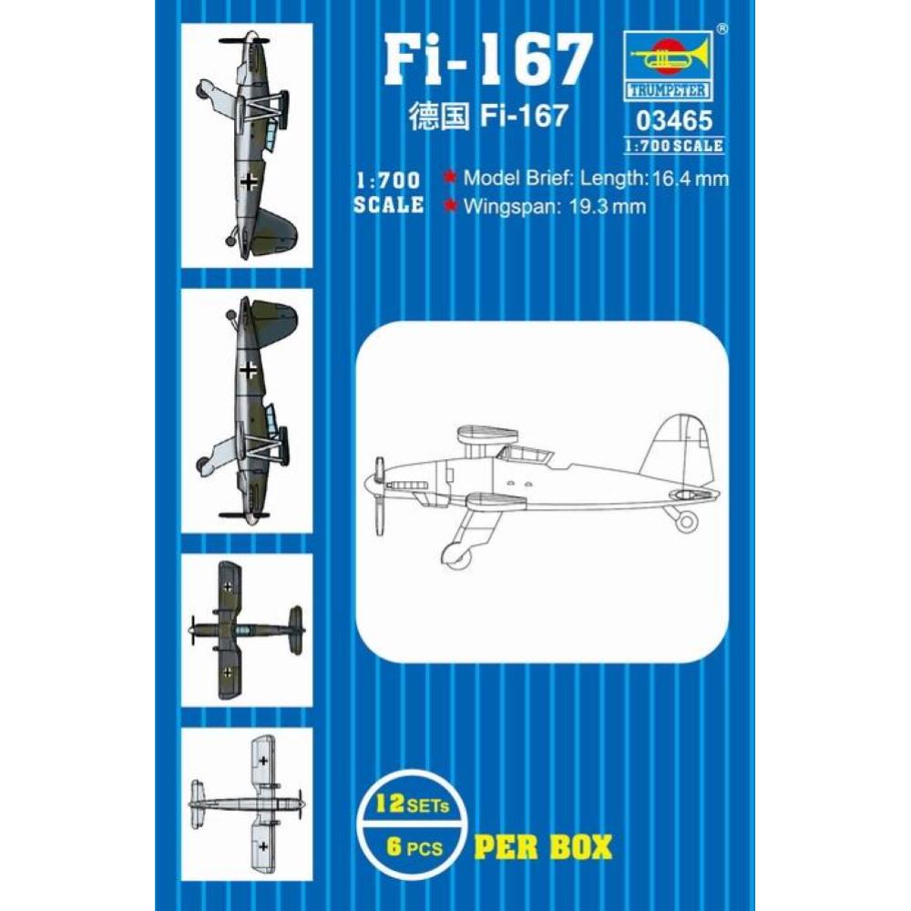 TRUMPETER: 1/700 Fi-167 1:700