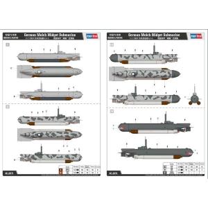 HOBBY BOSS: 1:35 German "Molch" Midget Submarine 1:35