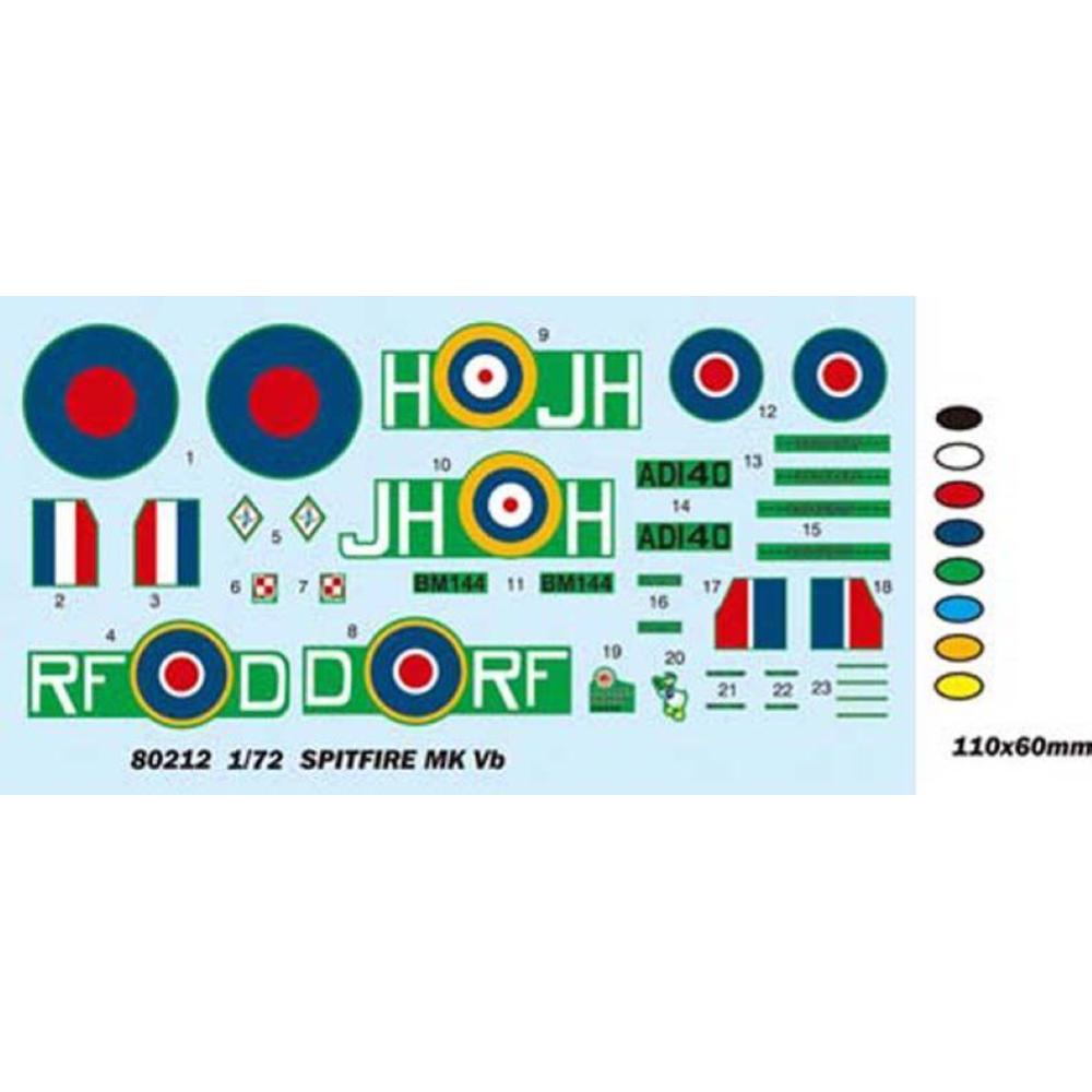 HOBBY BOSS: 1:72 Supermarine Spitfire Mk Vb