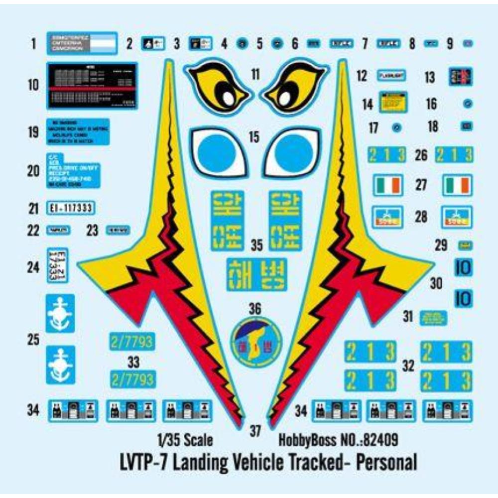 HOBBY BOSS: 1:35 LVTP-7 Landing Vehicle Tracked- Personal