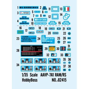 HOBBY BOSS: 1:35 AAVP-7A1 RAM/RS
