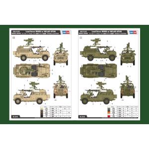HOBBY BOSS: 1:35 Landrover WMIK w/MILAN ATGM