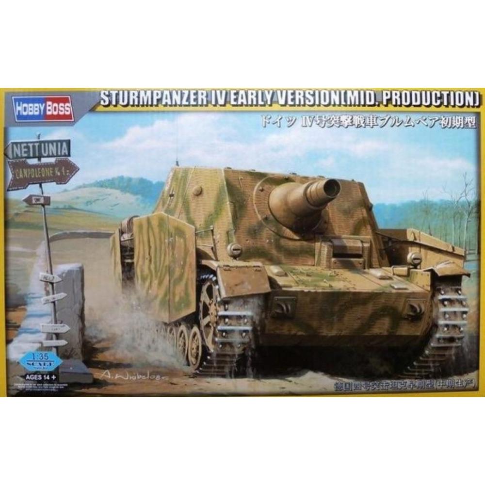 HOBBY BOSS: 1:35 Sturmpanzer IV Brummbär mit Interior