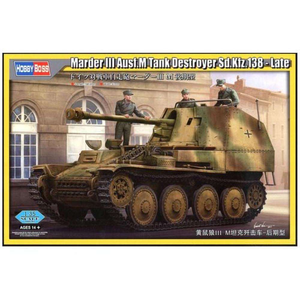 HOBBY BOSS: 1:35 Marder III Ausf.M Tank Destroyer Sd.Kfz.138