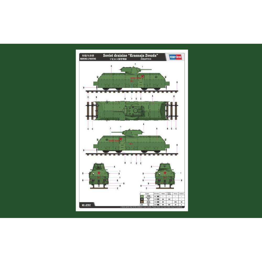 HOBBY BOSS: 1:72 Sov. Armoured Train