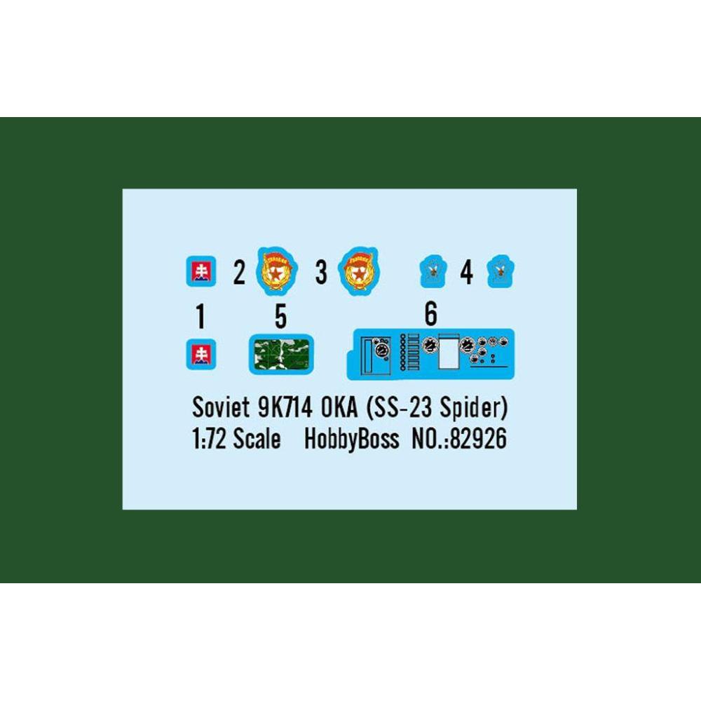 HOBBY BOSS: 1:72 Soviet 9K714 OKA (SS-23 Spider)