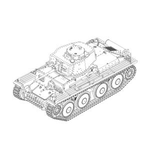HOBBY BOSS: 1:72 PzKpfw 38(t) Ausf.E/F