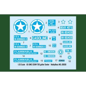 HOBBY BOSS: 1:35 US GMC CCKW 750 gallon Tanker
