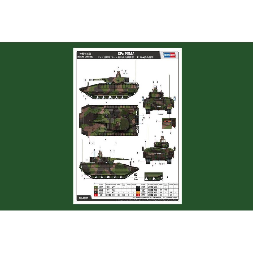 HOBBY BOSS: 1:35 SPz PUMA
