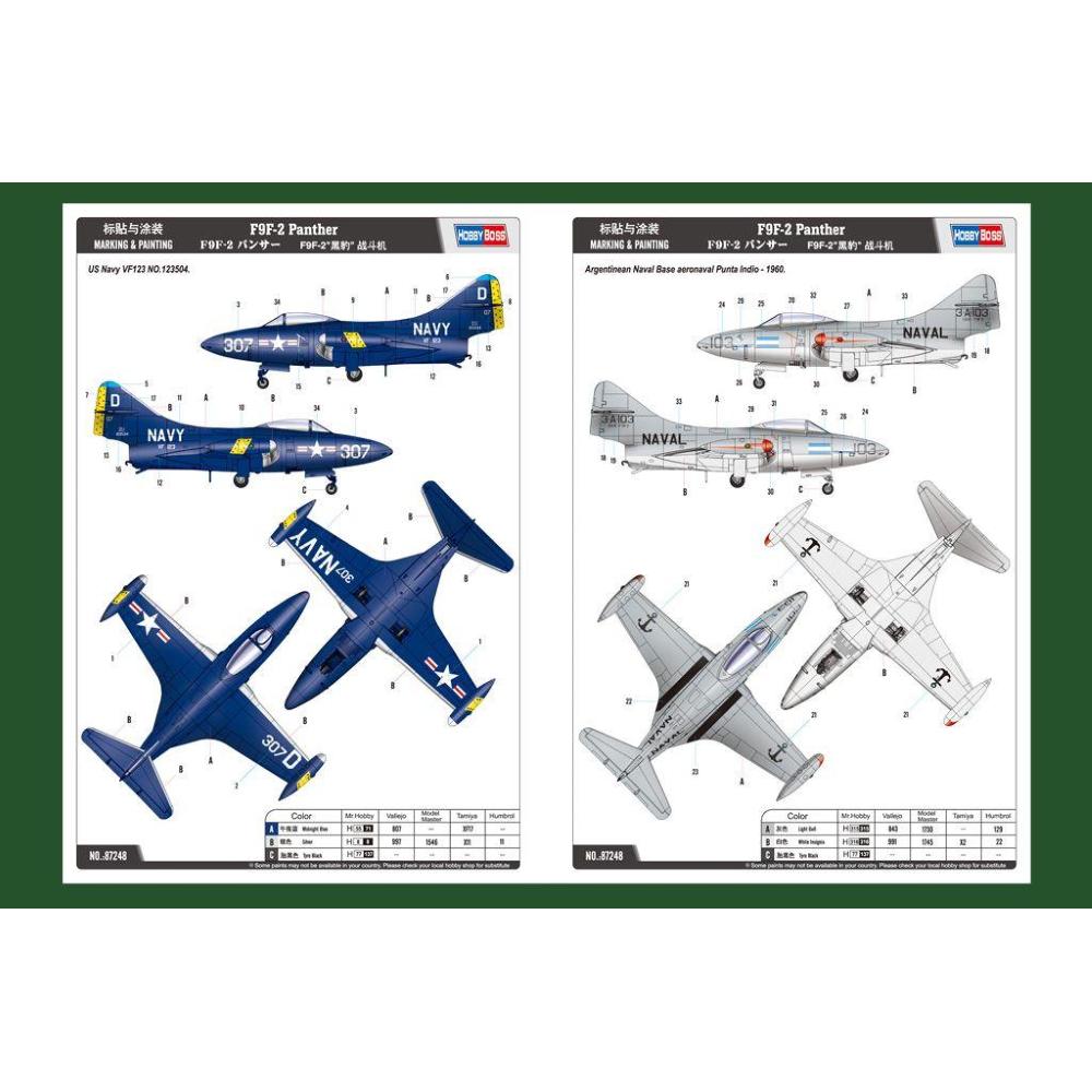 HOBBY BOSS: 1:72 Grumman F9F-2 Panther