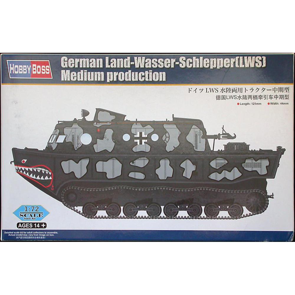 HOBBY BOSS: 1:72 German Land-Wasser-Schlepper (LWS) medium