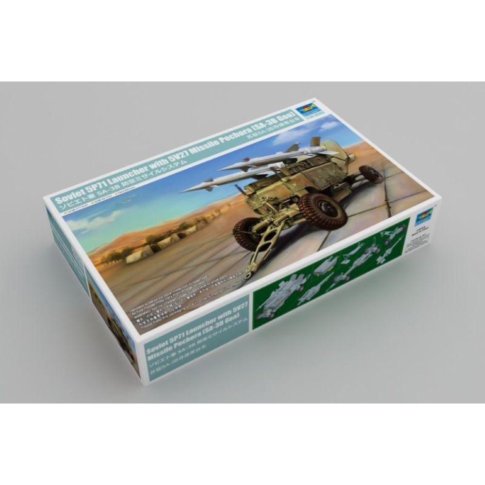 TRUMPETER: 1:35 5P71 Launcher w/ 5V27 Missile Pechora (SA-3B Goa)