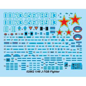 TRUMPETER: 1:48 Chengdu J-7GB chinese fighter