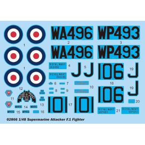 TRUMPETER: 1:48 Supermarine Attacker F.1 Fighter