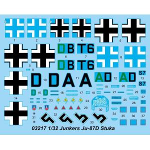 TRUMPETER: 1/32 Junkers Ju-87 D  Stuka