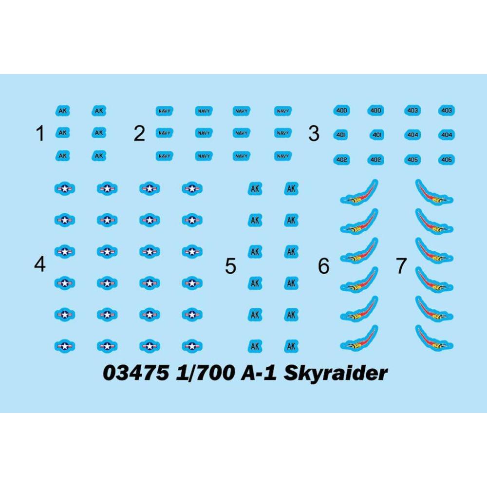 TRUMPETER: 1:700 A-1 Skyraider