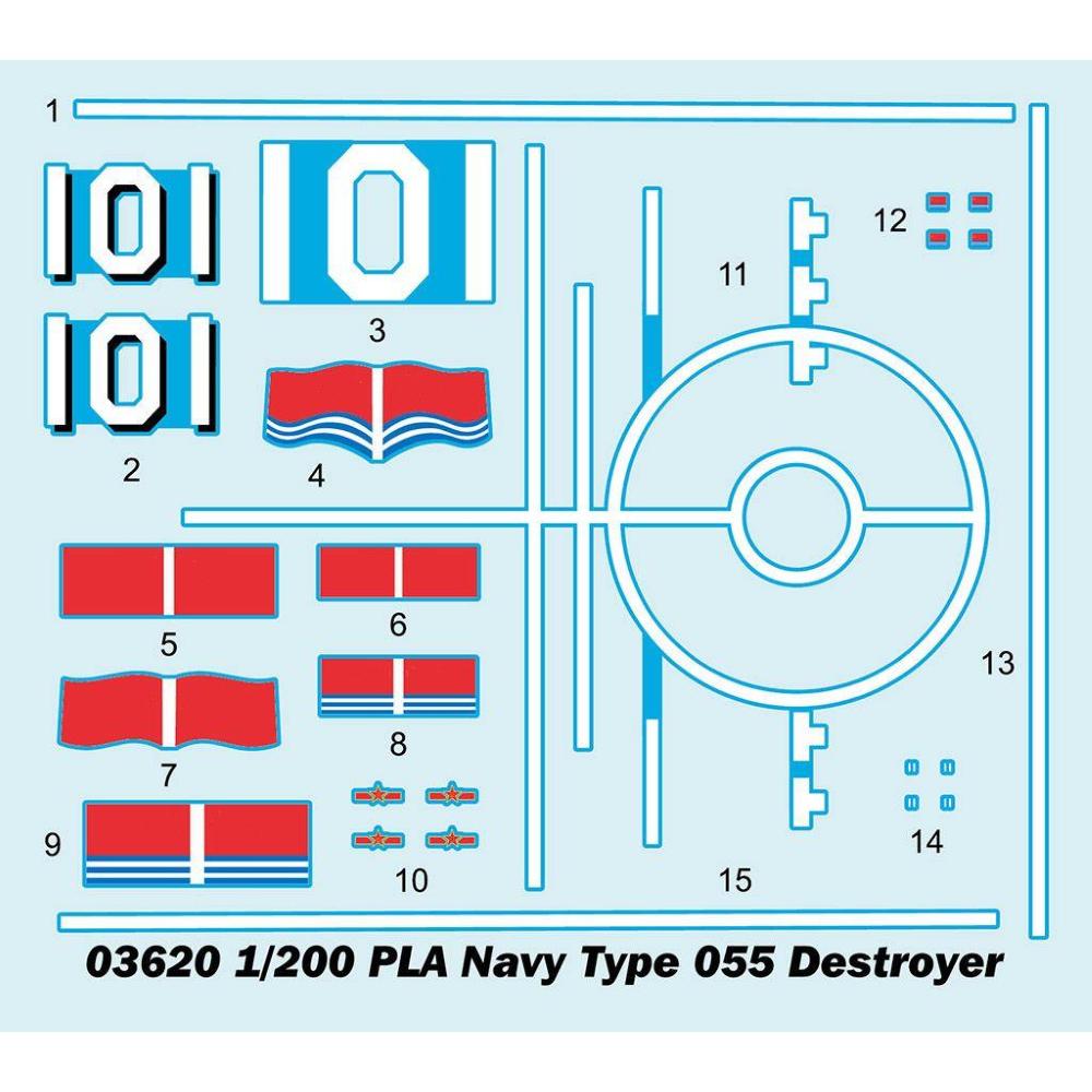 TRUMPETER: 1/200 PLA Navy Type 055 Destroyer