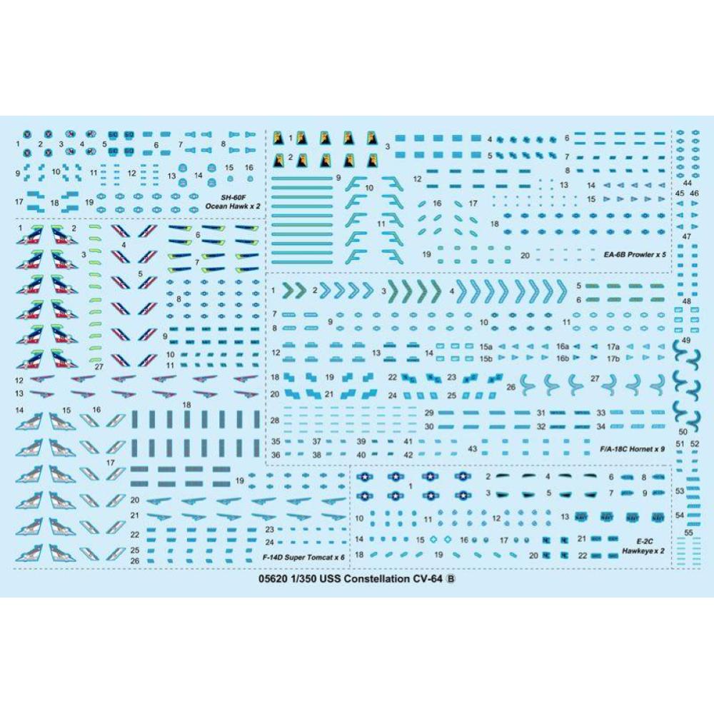 TRUMPETER: 1/350 USS Constellation CV-64