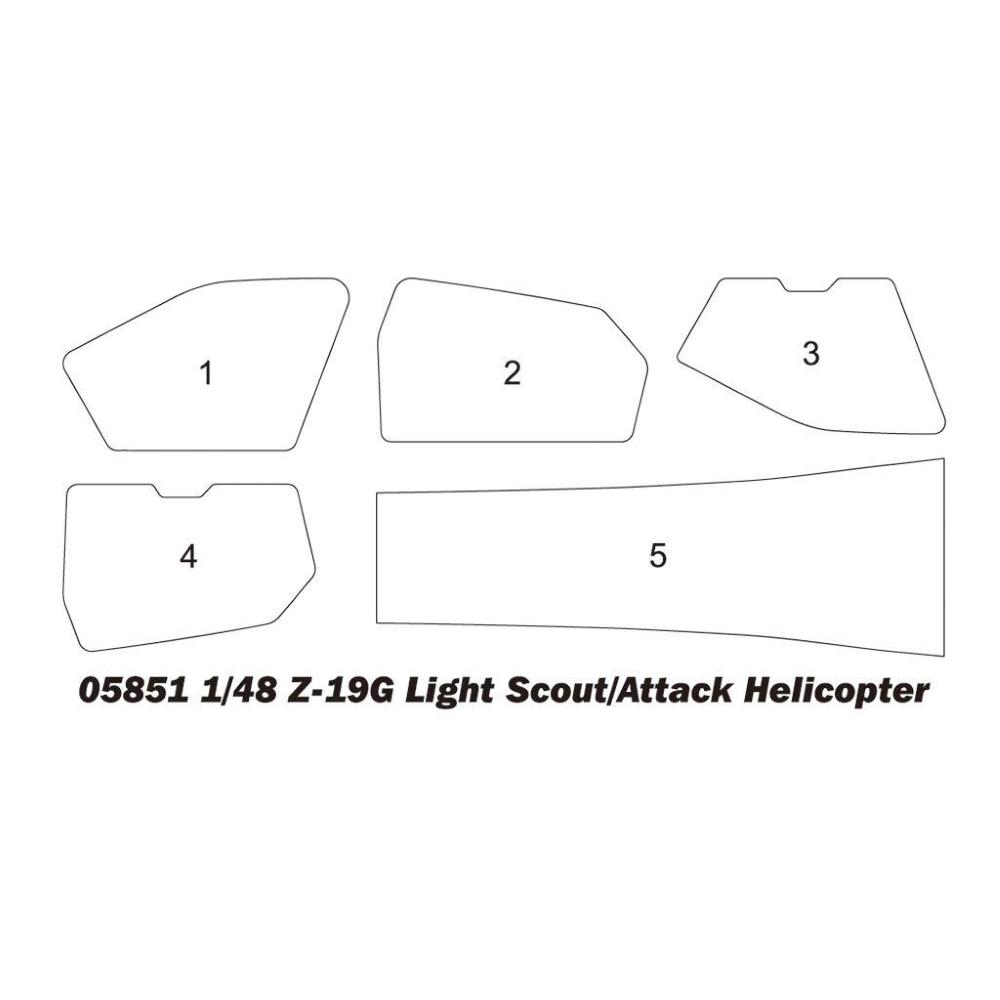 TRUMPETER: 1/48 Harbin Z-19G Light Scout / Attack Helicopter