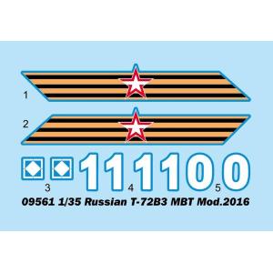 TRUMPETER: 1/35 Russian T-72B3 MBT Mod. 2016