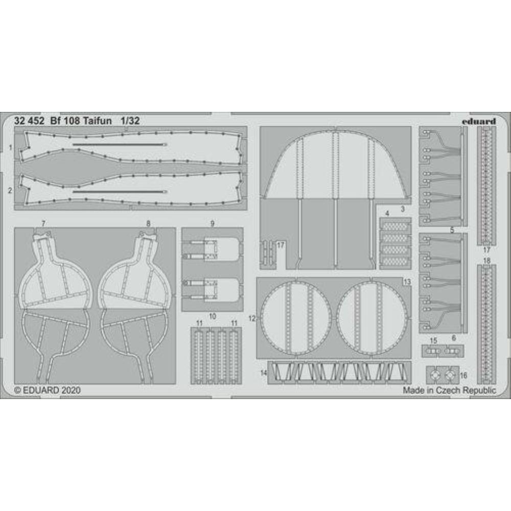 EDUARD: 1:32 Messerschmitt Bf-108 Taifun