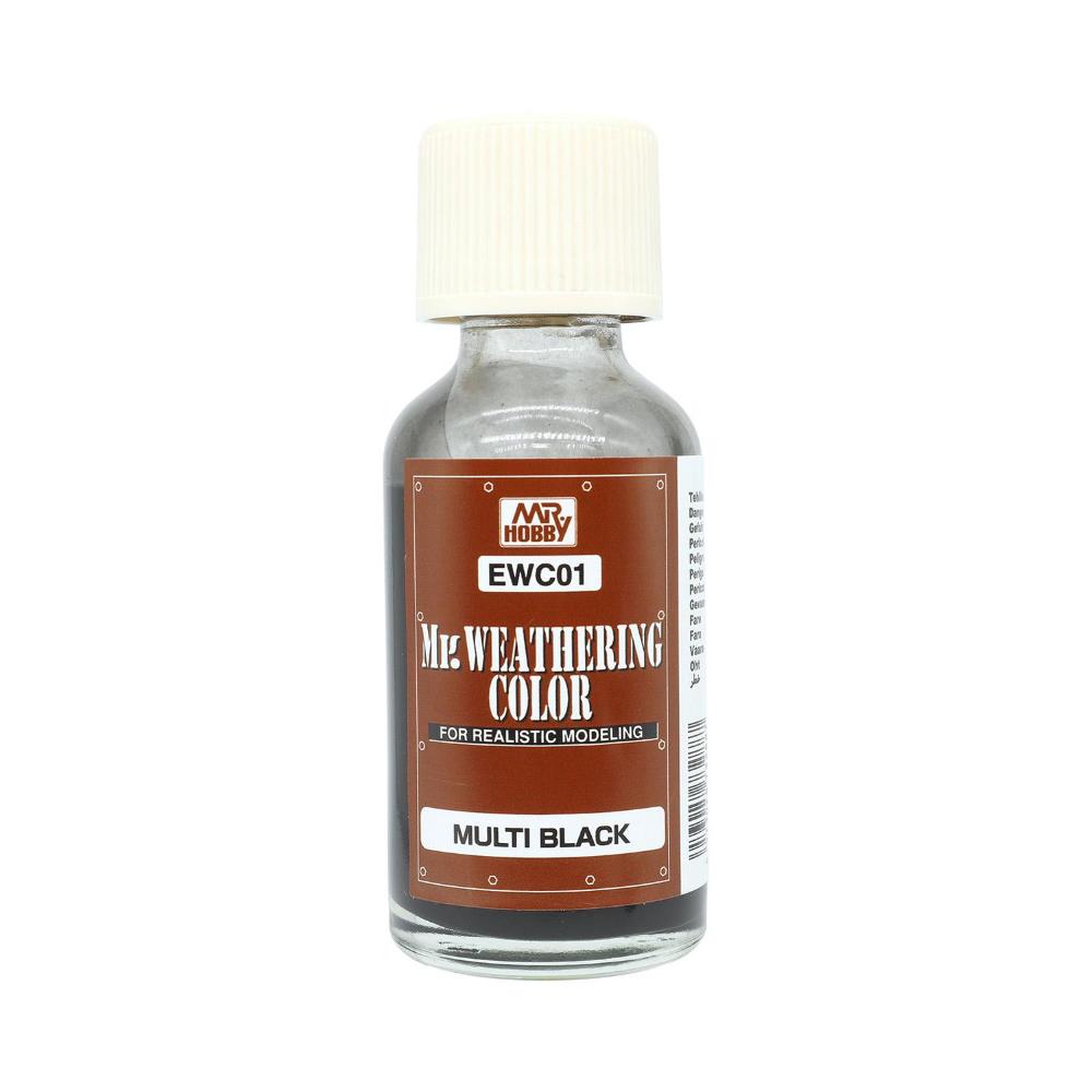 GUNZE: Mr. Weathering Color (40ml) Multi Black