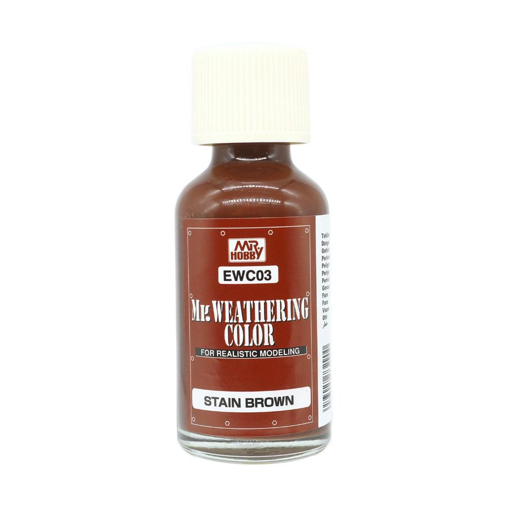GUNZE: Mr. Weathering Color (40ml) Stain Brown