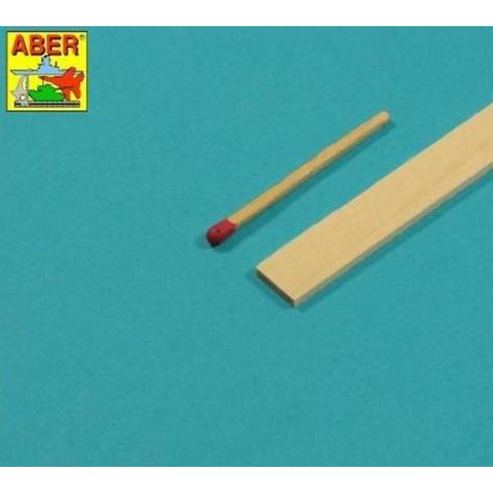 ABER: 1:35 Limewood slats 2 x 10 x 245mm      7 pcs