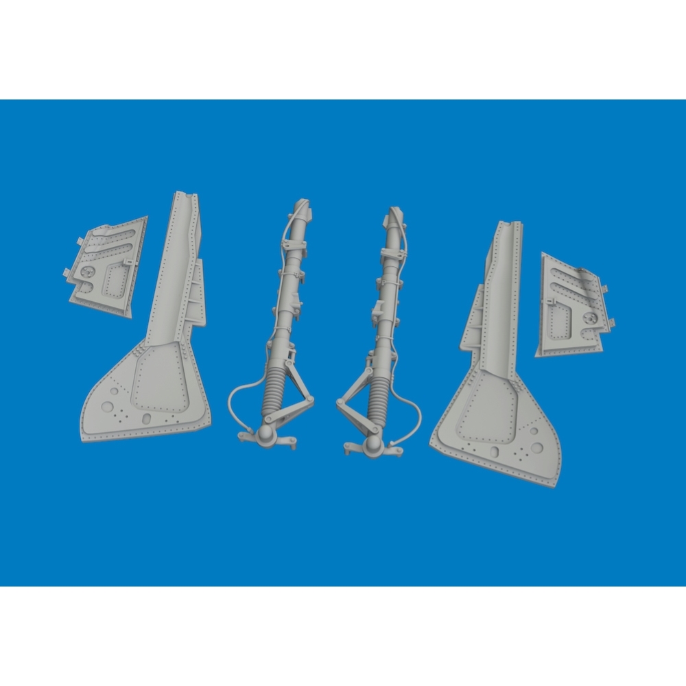 EDUARD: 1:48 Focke-Wulf Fw-190A-3/A-4 undercarriage legs PRINT