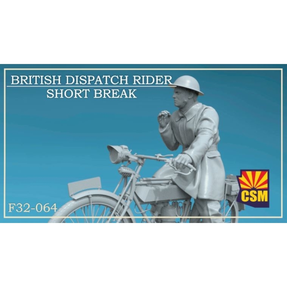 Copper State Models: 1/32 British Dispatch Rider on a short break