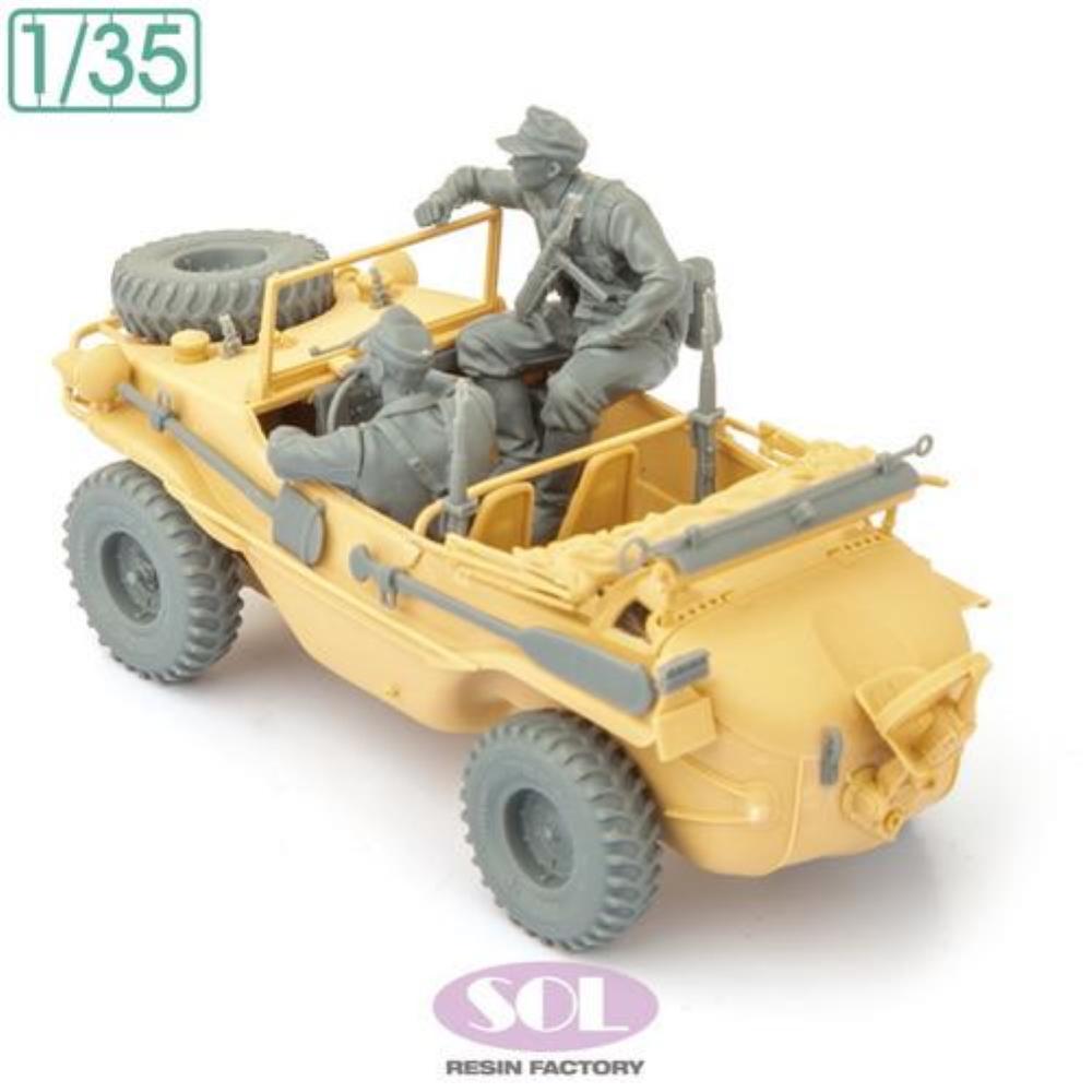 SOL MODEL: 1:35 WWII German Schwimmwagen Upgrade Kit 2 (for TAMIYA