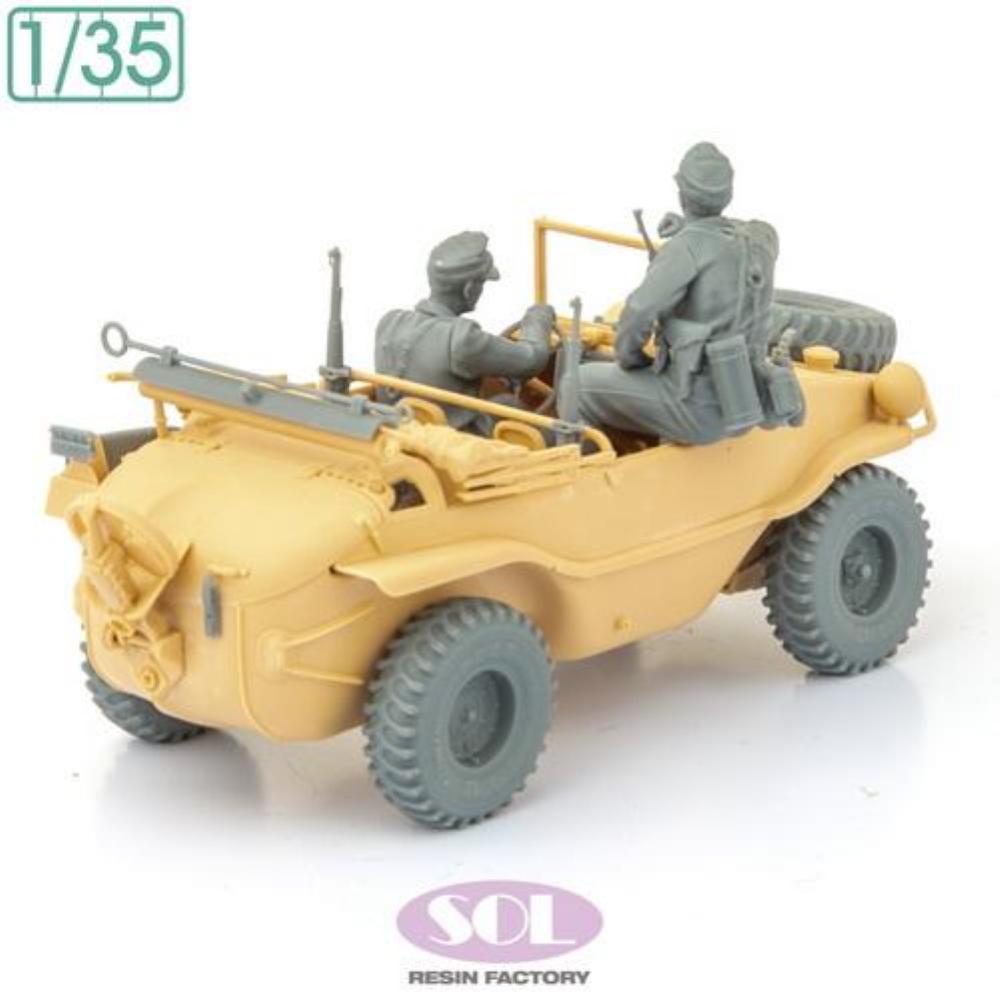 SOL MODEL: 1:35 WWII German Schwimmwagen Upgrade Kit 2 (for TAMIYA