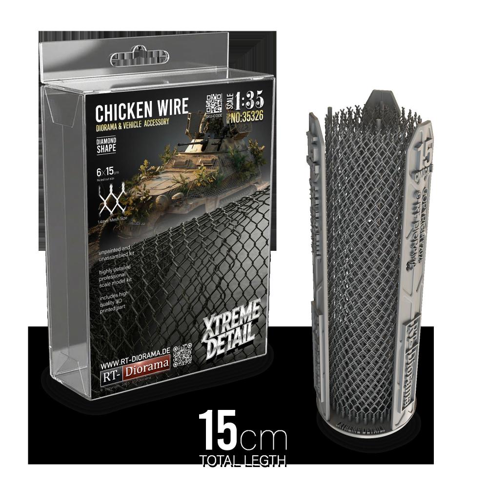 RT-DIORAMA: 1:35 Chickenwire (Diamond Shape) (15cm)
