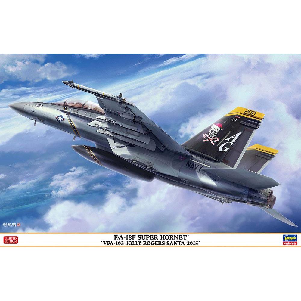 HASEGAWA: 1:48 Boeing F/A-18F Super Hornet "VFA-103 Jolly Rogers"