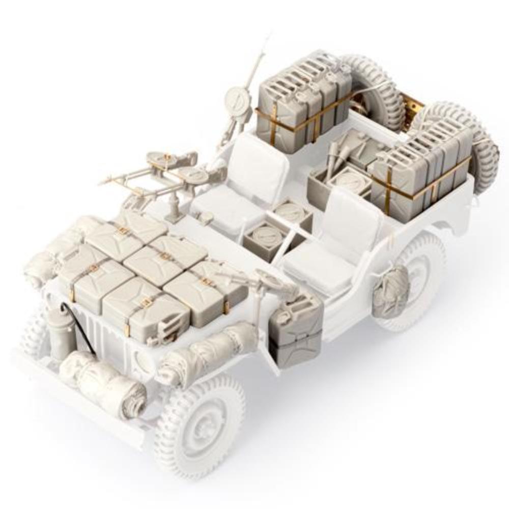 SOL MODEL: 1:16; WWII British SAS 1/4 Ton Utility Truck Conversion