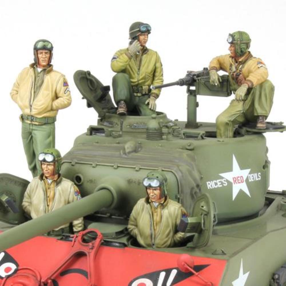 SOL MODEL: 1:16; U.S. ARMY M4A3E8 Crew (1:16)